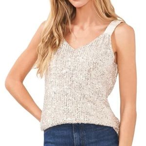 NEW with tags.  Vince Camuto sequin tank.